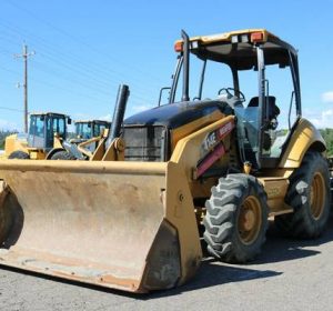 2007 CAT 414E SKIP LOADER-(SOLD)