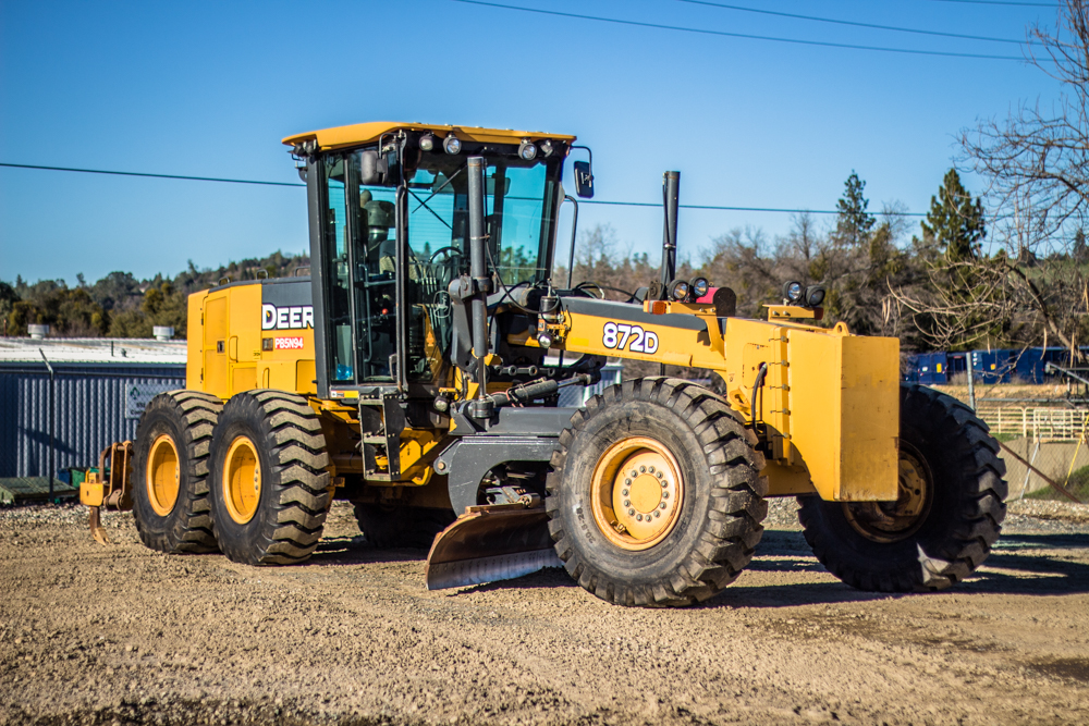 John Deere Motor Grader Rental Sacramento, CA