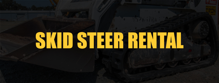 Tracks and Wheeled Skid Steer Rentals