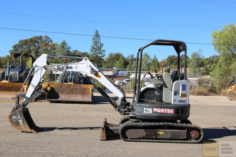 2011 BOBCAT E26 MINI EXCAVATOR Pacific Coast Iron Used Heavy